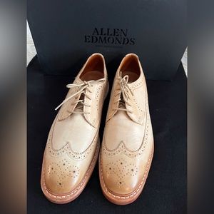 Allen Edmonds Wingtip Oxford Mens Leather Shoe with Rubber Soles.